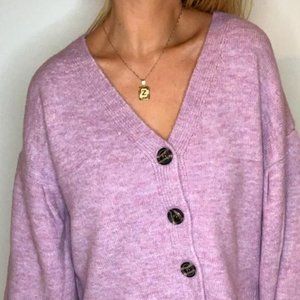 Lilac Cardigan Sweater - new with tags